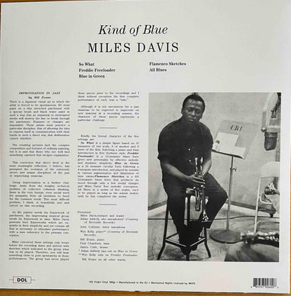 Miles Davis : Kind Of Blue (LP, Album, Ltd, RE, Unofficial,  Bl)