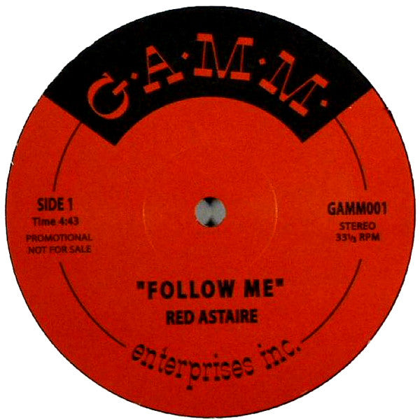 Red Astaire : Follow Me (12", Promo)