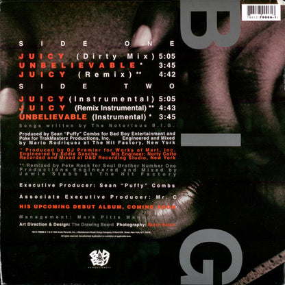 The Notorious BIG* : Juicy (12", Single)