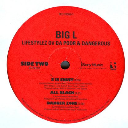 Big L : Lifestylez Ov Da Poor & Dangerous (2xLP, Album, RE, RM)
