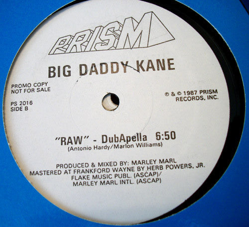 Big Daddy Kane : Raw / Word To The Mother (Land) (12", Promo)