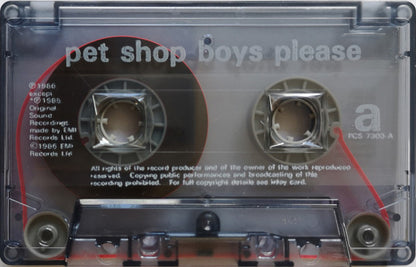 Pet Shop Boys : Please (Cass, Album, RE)
