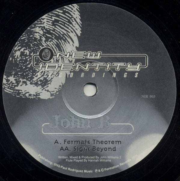 John B : Fermats Theorem / Sight Beyond (12")