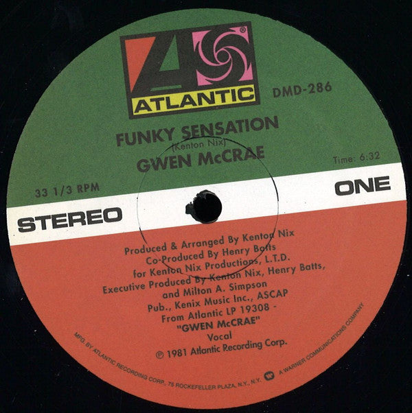 Gwen McCrae : Funky Sensation / Keep The Fire Burning (12", EP)