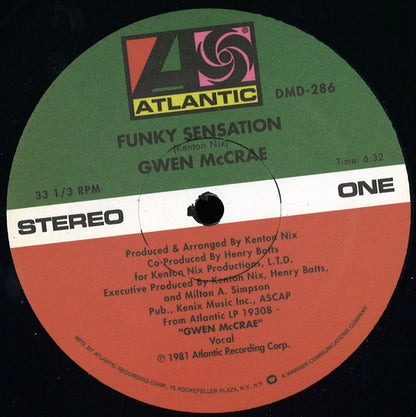 Gwen McCrae : Funky Sensation / Keep The Fire Burning (12", EP)