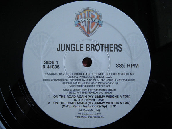 Jungle Brothers : On The Road Again / Simple As That (12")