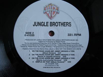 Jungle Brothers : On The Road Again / Simple As That (12")