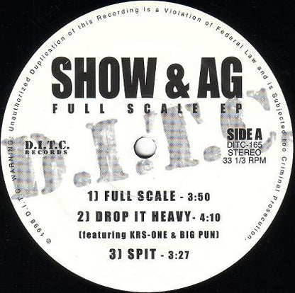 Show & AG* : Full Scale EP (12", EP)