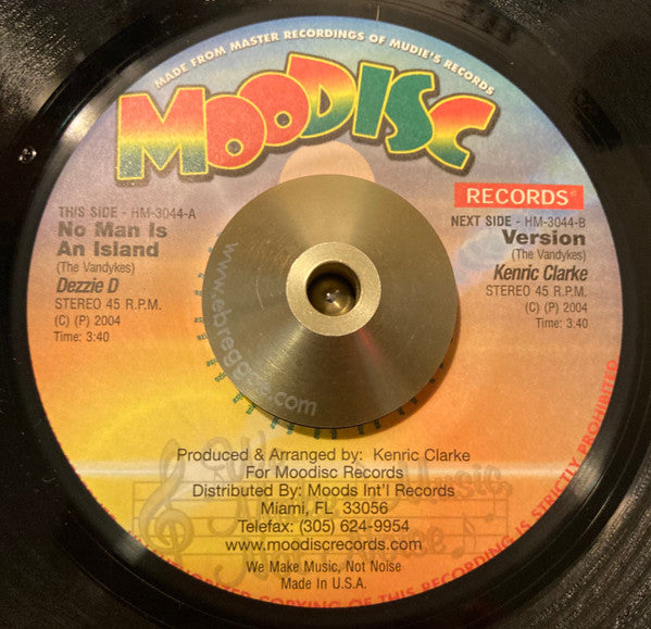 Dezzie D* : No Man Is An Island (7")