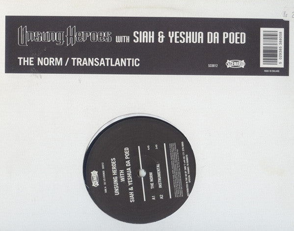 Unsung Heroes : The Norm / Transatlantic (12", Single)