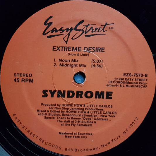 Syndrome (4) : Extreme Desire (12")