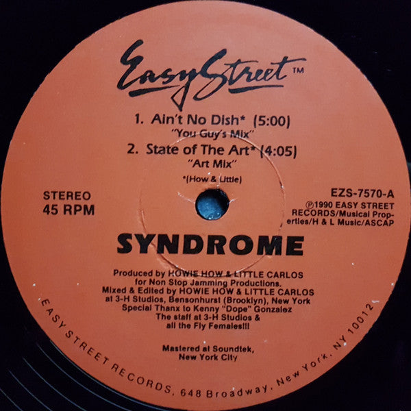 Syndrome (4) : Extreme Desire (12")