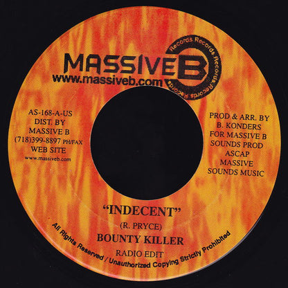 Bounty Killer : Indecent (7")