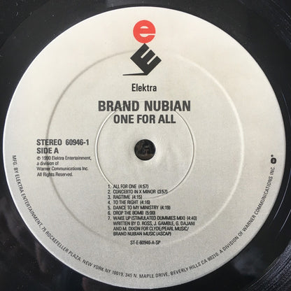 Brand Nubian : One For All (LP, Album)