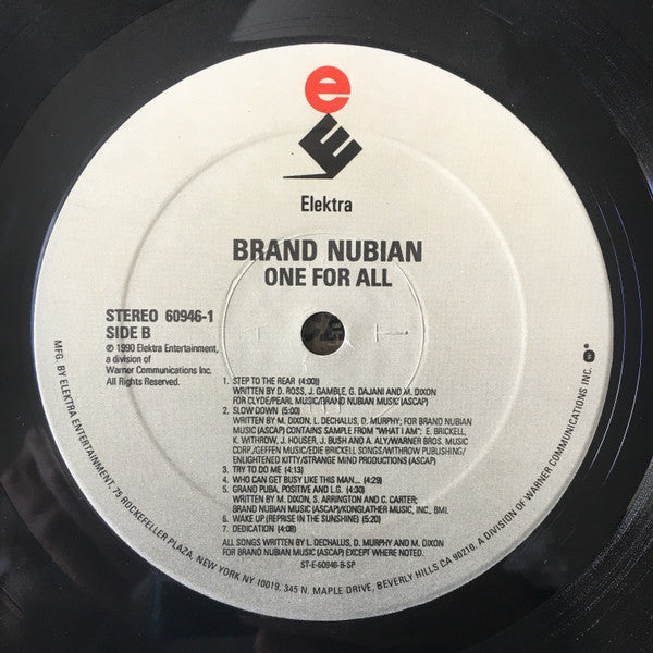 Brand Nubian : One For All (LP, Album)