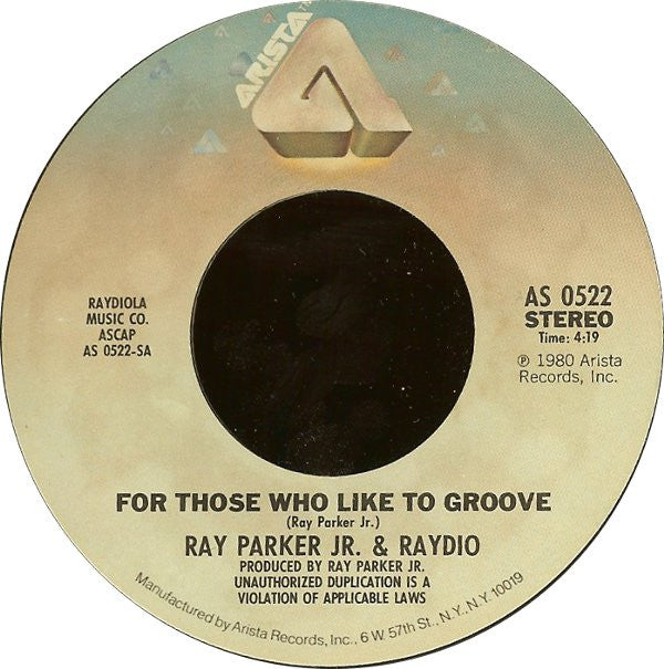 Ray Parker Jr. & Raydio* : For Those Who Like To Groove (7", Pit)