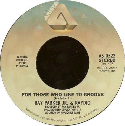Ray Parker Jr. & Raydio* : For Those Who Like To Groove (7", Pit)