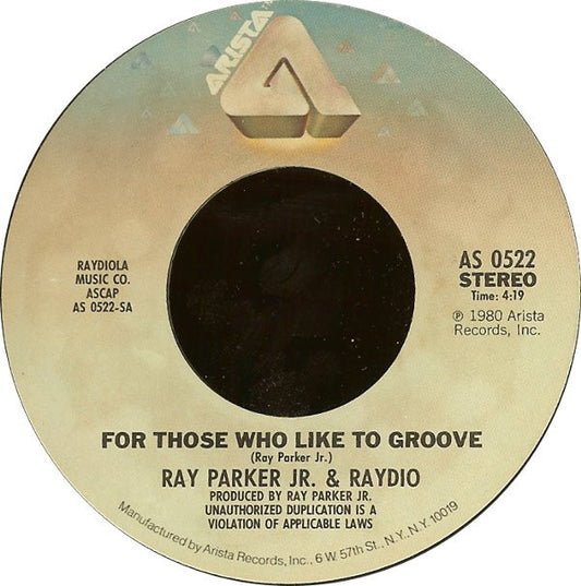 Ray Parker Jr. & Raydio* : For Those Who Like To Groove (7", Pit)