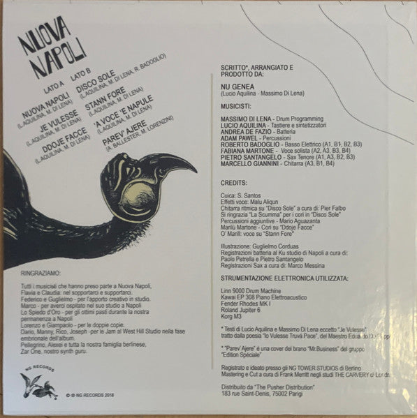 Nu Genea : Nuova Napoli (LP, Album, RE, RP, Nu )