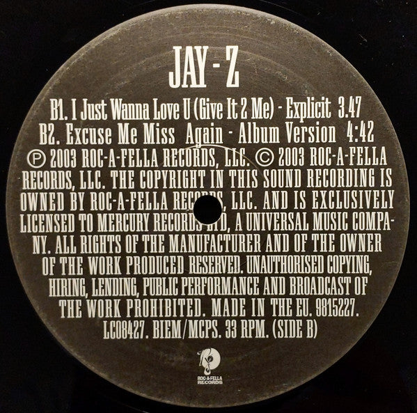 Jay-Z : Change Clothes (12", Comp)