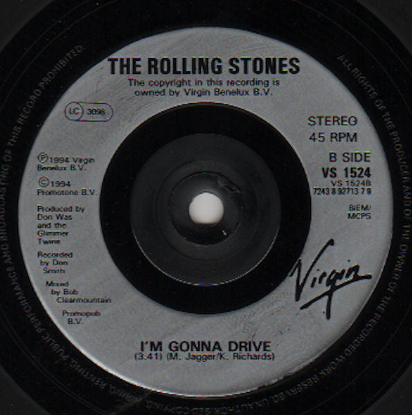The Rolling Stones : Out Of Tears (7", Single)