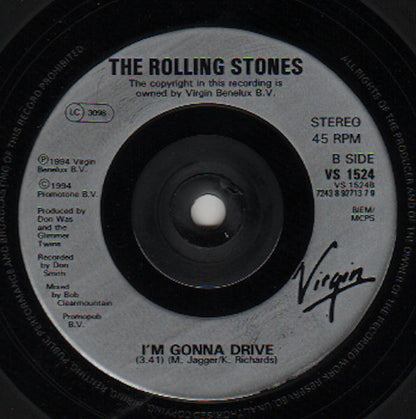 The Rolling Stones : Out Of Tears (7", Single)