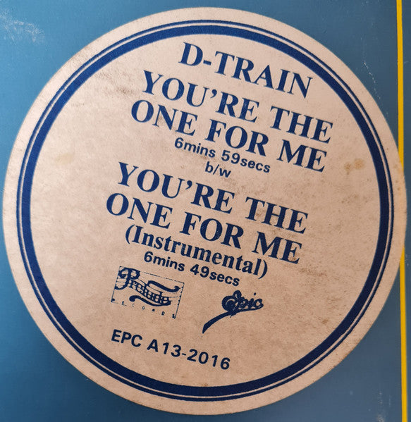 D Train* : You're The One For Me (12", Single)