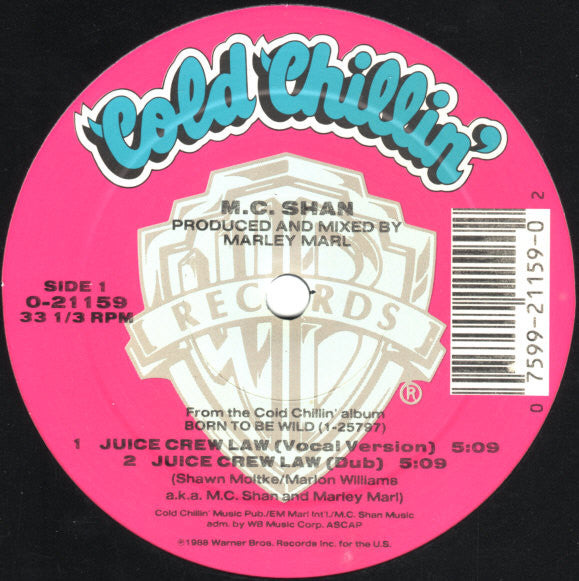 M.C. Shan* : Juice Crew Law (12", Maxi)