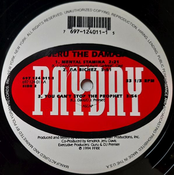 Jeru The Damaja : The Sun Rises In The East (2xLP, Album)