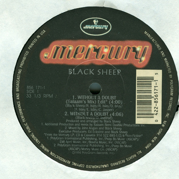 Black Sheep : Without A Doubt (12")