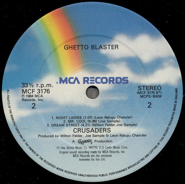 Crusaders* : Ghetto Blaster (LP, Album)