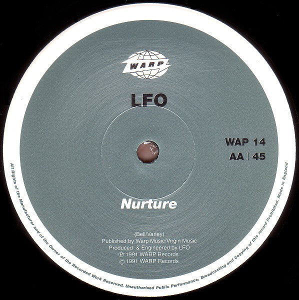 LFO : We Are Back / Nurture (12", Single)