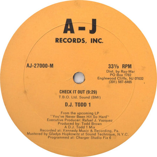 D.J. Todd 1* : Check It Out (12")