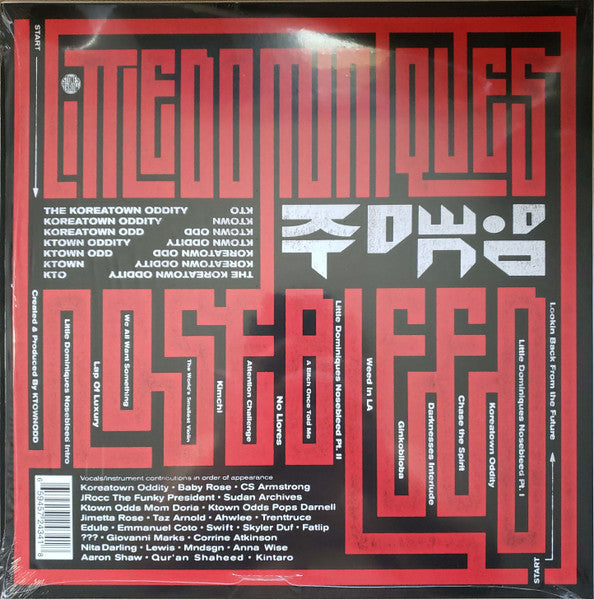 The Koreatown Oddity* : Little Dominiques Nosebleed (2xLP, Album, RP, Gol)