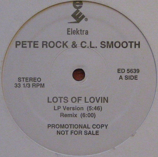 Pete Rock & C.L. Smooth : Lots Of Lovin (12", Promo)