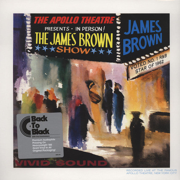 James Brown : 'Live' At The Apollo (LP, Album, RE, RM, 180)