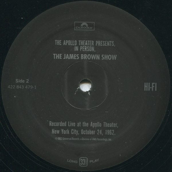 James Brown : 'Live' At The Apollo (LP, Album, RE, RM, 180)
