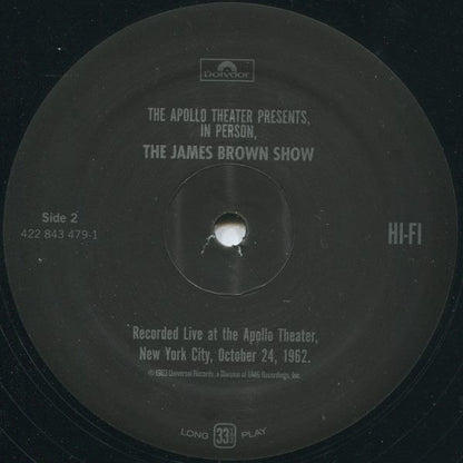 James Brown : 'Live' At The Apollo (LP, Album, RE, RM, 180)