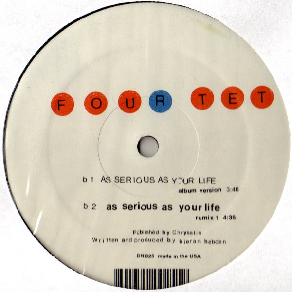 Four Tet : As Serious As Your Life (12", Single)
