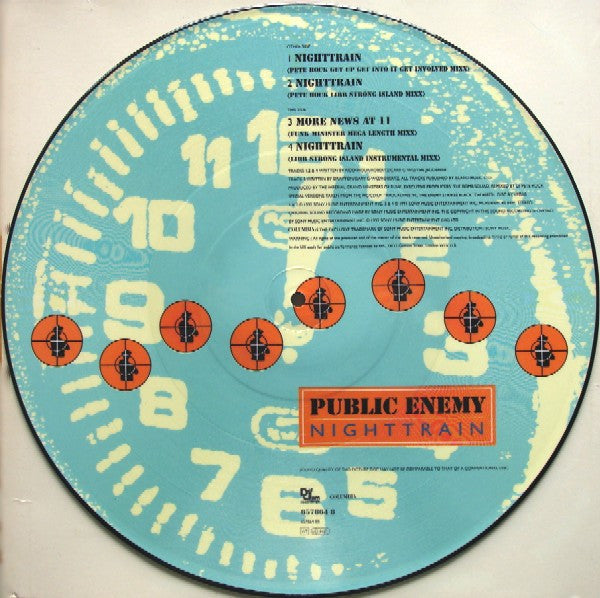 Public Enemy : Nighttrain (12", Single, Ltd, Pic)