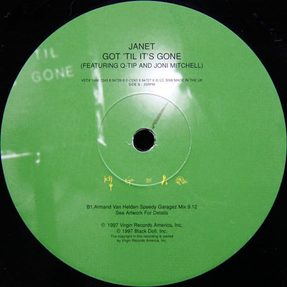 Janet* Featuring Q-Tip And Joni Mitchell : Got 'Til It's Gone (2x12", Single)
