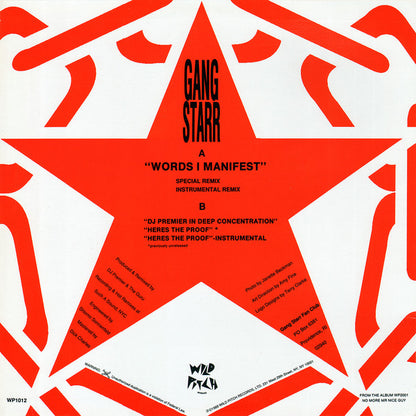 Gang Starr : Words I Manifest (12")