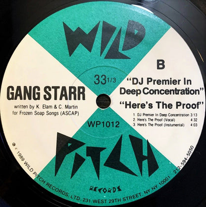 Gang Starr : Words I Manifest (12")