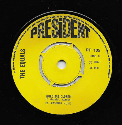 The Equals : Baby Come Back (7", Single, RE, Pus)