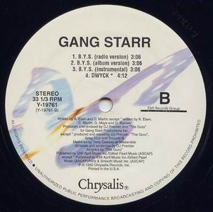 Gang Starr : Ex Girl To Next Girl (12")