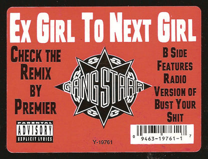 Gang Starr : Ex Girl To Next Girl (12")