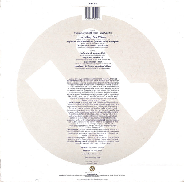 Various : Bio Rhythm 2 - "808 909 1991" (LP, Comp)