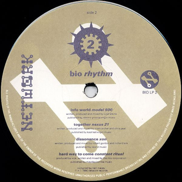 Various : Bio Rhythm 2 - "808 909 1991" (LP, Comp)