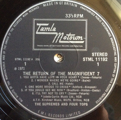The Supremes & The Four Tops* : The Return Of The Magnificent Seven (LP, Album)