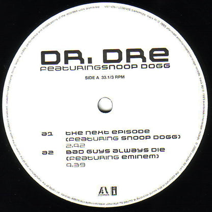 Dr. Dre Featuring Snoop Dogg : The Next Episode (12", Single)